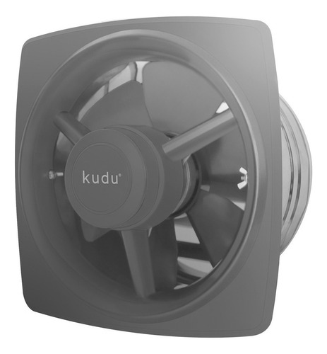 Extractor De Aire Kudu 250 Mm Doble Función Ventilador 25 Cm Color Gris