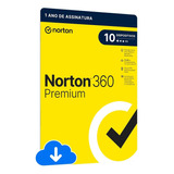 Norton 360 Premium 10 Dispositivos 1 Ano Entrega Rápida 2023