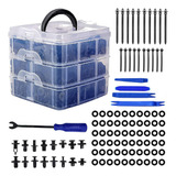 Grapas Automotrices Kit 16 Modelos Con Quita Grapas 785pcs