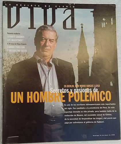 Revista Viva Madonna Pele Vargas Llosa 1998