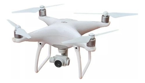 Drone Dji Phantom 4 Com Câmera 4k Branco 3 Baterias