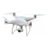 Drone Dji Phantom 4 Com Câmera 4k Branco 3 Baterias