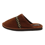 Pantufla De Hombre Carpincho Sintetico A159