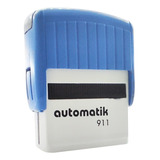 Timbre Automatik 911 Hasta 4 Líneas De Texto Color Del Exterior Azul