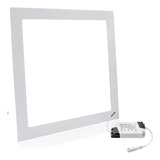 Plafon Painel Led 25w Embutir Quadrado Slim - 6000k Frio