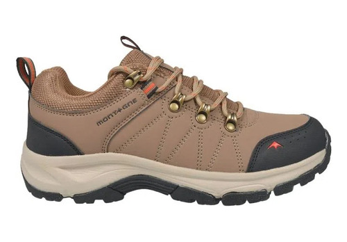 Zapatilla Montagne Clifton Marron Claro Trekking Mujer