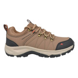 Zapatilla Montagne Clifton Marron Claro Trekking Mujer