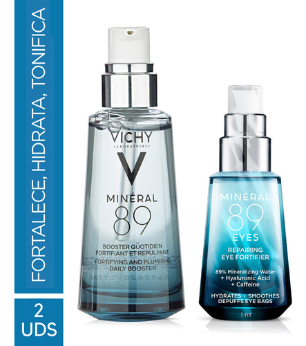 Combo Kit Vichy Mineral 89 50ml + Mineral 89 Contorno Ojos