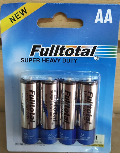 Pack X5 Blister Pilas Carbon Aa Super Heavy Duty Full Total