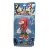 Figura Juguete Sonic Knuckles The Echidna Sonic Rojo 