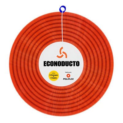 Poliflex Econoducto 3/4 Rollo Con 50 M