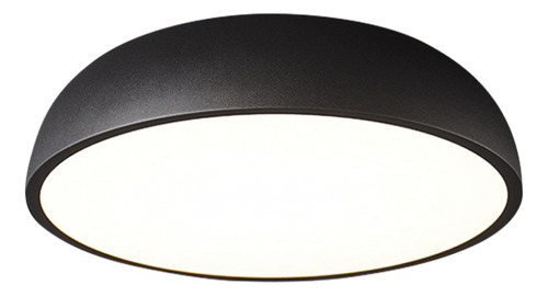 Plafon Led Dakar L Negro 80w Diseño Moderno 60cm Dab