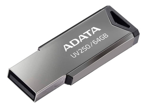 Pendrive Adata Uv250 Auv250-64g-rbk 64gb 2.0 Plateado