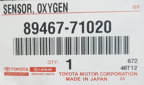 Sensor De Oxgeno Toyota Tacoma 4runner Fj Cruiser Fortuner Foto 6