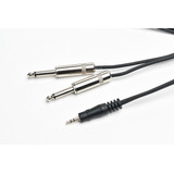 Cable Mini Plug A 2 Plug Mono Pro Audio 1,8 Mts Cuota