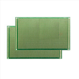 Pack 2 Placas Perforada Fr4, Pcb, 80x120mm Para Prototipos