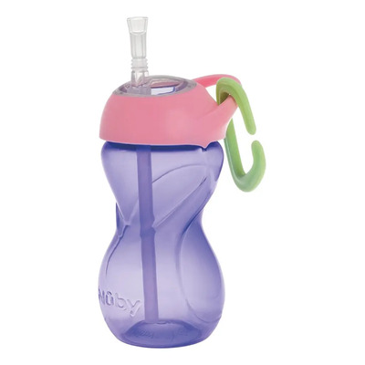Vaso Clik-it Un Suave Popote De Silicón Antiderrames 10oz Morado | MercadoLibre