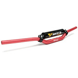 Manubrio Wirtz Enduro Motocross W3d Alto 28mm Rojo