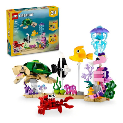 Lego Creator 3 En 1 - Animales Marinos 31158 421 | Envío gratis
