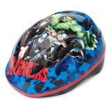 Casco Avengers Proteccion Para Patinaje Y Ciclismo Infantil Color Azul Talla S