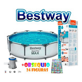 Piscina Bestway Familiar + Parche De Reparación + Envió Gr  