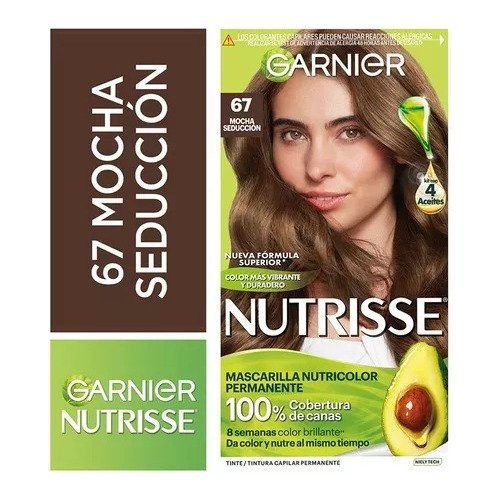 Tinte Garnier Nutrisse Mascarilla Color 67 Mocha Seduccion