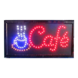 Aviso Led 48x25 Cafe