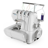 Máquina De Coser Overlock Lumina Point 4 Hilos Celeste