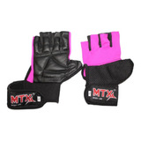 Guantes Piel Nylon Pesas Ciclismo Proteccion Gym Barras 