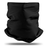 Mascara Balaclava Bandana Rosto E Pescoço Corrida Ciclismo Cor Preto