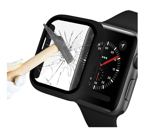 Case Cristal Templado Para Apple Watch Series 6 5 4 3 2 1 Se