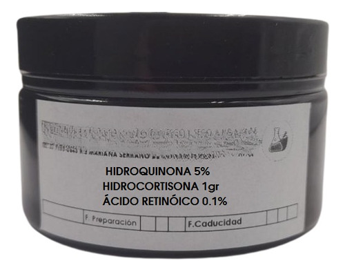 Hidroquinona, Hidrocortisona, Retin 100gr