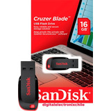 Pack 2 Unidades Pendrive 16gb Sandisk Usb Cruzer Blade/cle 