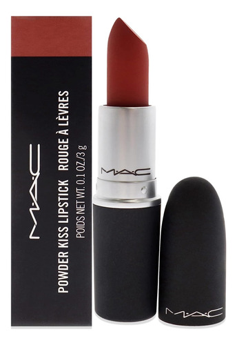 Lapiz Labial Mac Powder Kiss Lipstick, Devoted To Chili