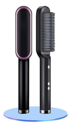 Preto Escova Alisadora De Cabelo Taiff Elétrica Bivolt 220v