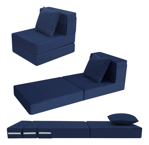 Memorecool Silla Futon Plegable Para Adultos, Sofa Cama Indi