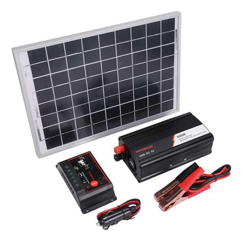 Qianmei Kit De Energía Solar Sistema De Energía Solar De 20 