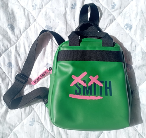 Mochila Jackie Smith Gotham Backpack Verde Y Rosa