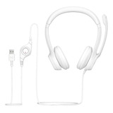 Headset Logitech H390 Usb Branco Off White (981-001285)