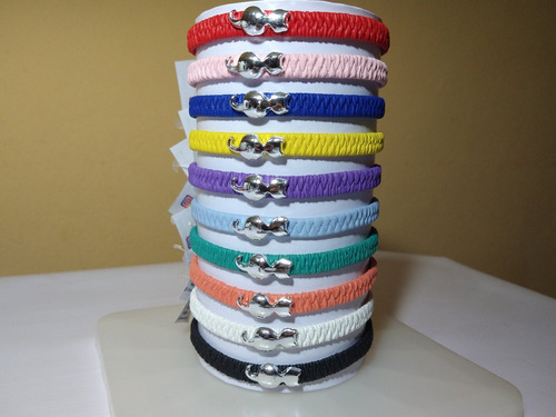 Collar Felinos Elastizado Pack X10 Con Aplique (pets Vetes)!