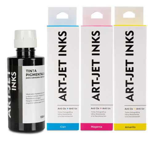 Tintas Art-jet® Combo Eternity Para Hp Ink Tank