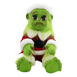 Muñeca Grinch, Lindo Peluche De Peluche Navideño