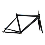 Cuadro Trek Para Pista O Fixie T1 52cm Negro Satinado