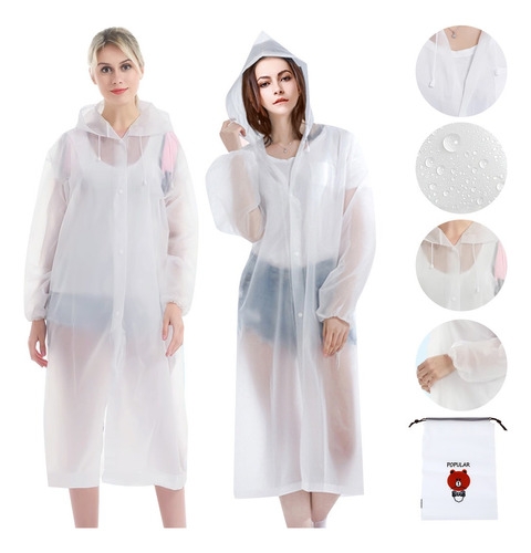 Capa Impermeable Engrosado Portátil Para Lluvia Poncho 150g