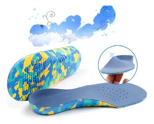 Plantillas Ortopédicas Para Niños Soporte Arco Pie Plano | MercadoLibre