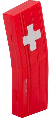 Caja Utilitaria Tipo Cargador M4 Ar15 Rojo Medico Edc