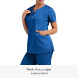 Conjunto De Uniforme Elástico Para Enfermera O Médico