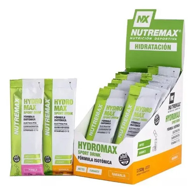 Hydromax Monodosis 20x33g Hidratación - Nutremax Sabor Pomelo | MercadoLibre