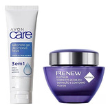 Kit Cuidados Para O Rosto Renew Platinum Dia Avon