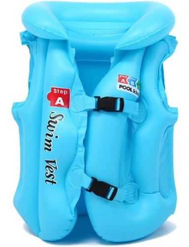 Chaleco Seguridad Inflable Flotador Niños Salvavidas Talla S